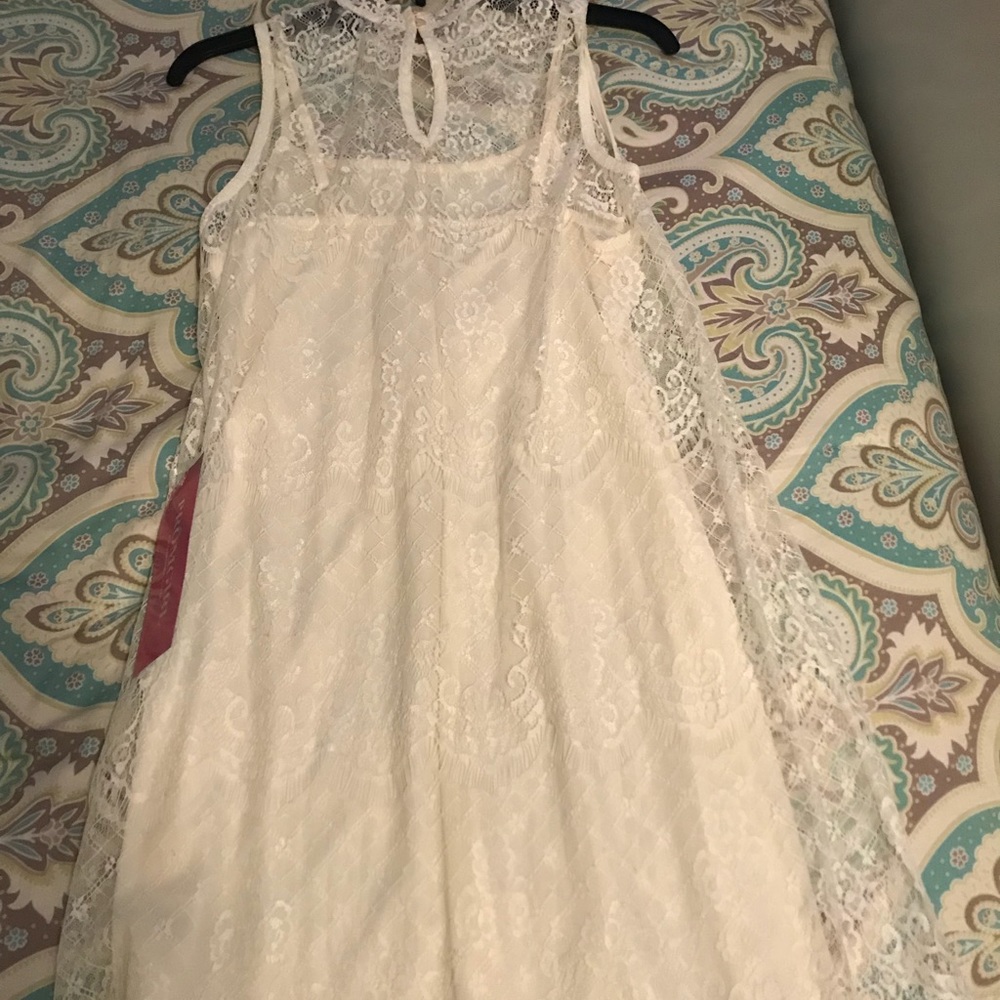 Cute white graduation dress